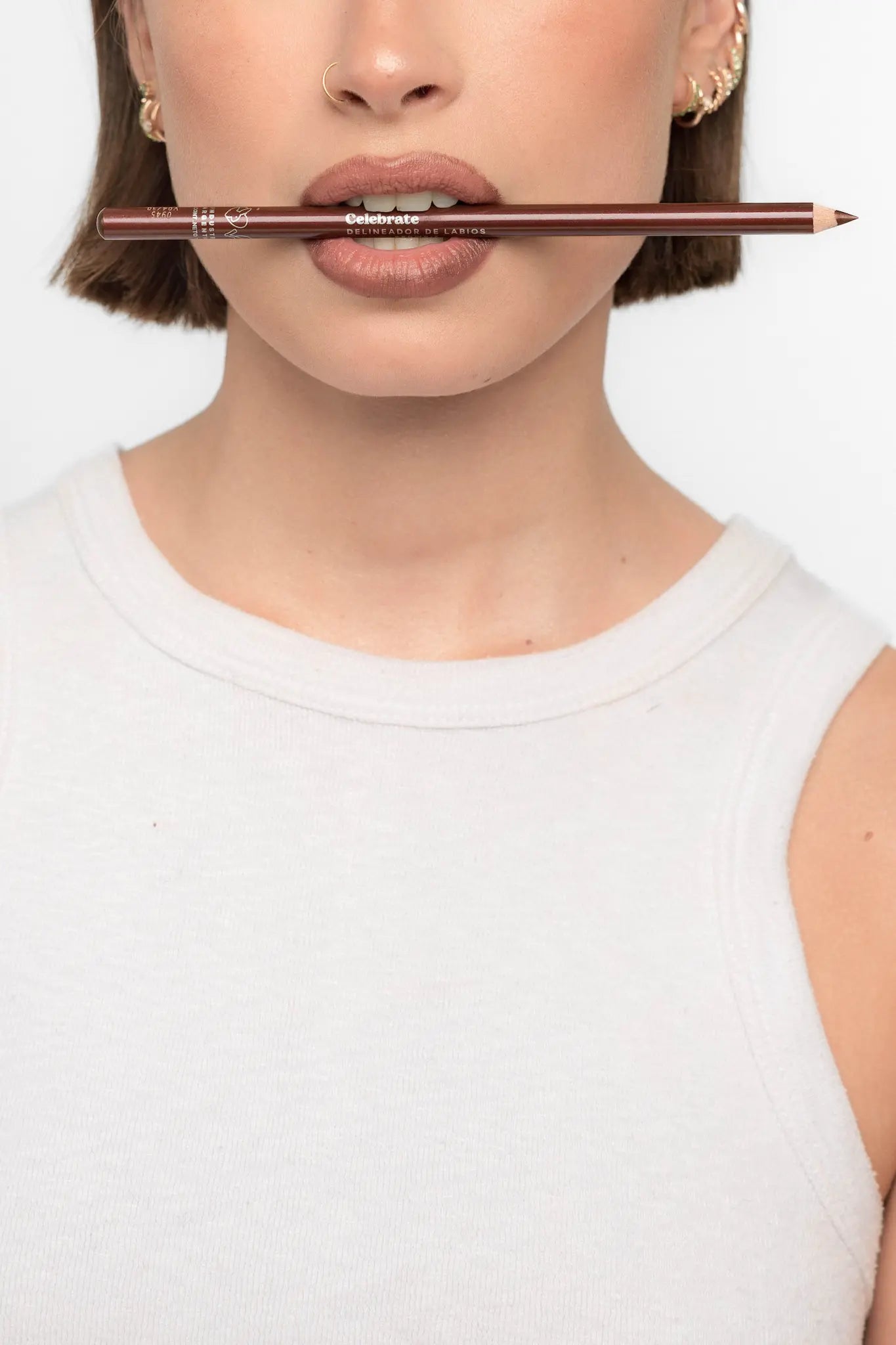 Delineador de labios marron Gloss Maybelline